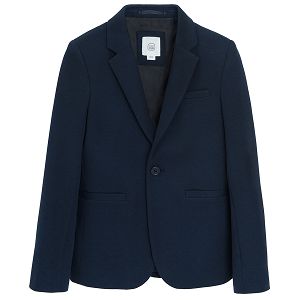 Dark blue formal suit jacket