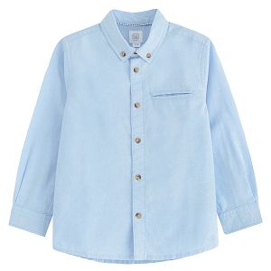 Light blue button down shirt