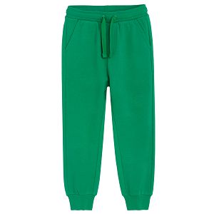 Green jogging pants