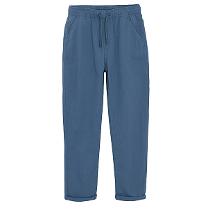 Light blue trousers with cord