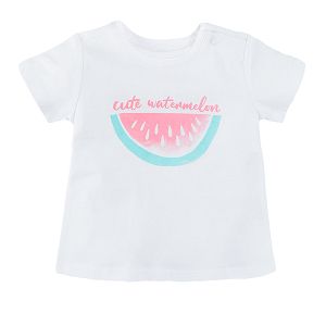 Μπλούζα κοντομάνικη με καρπούζι "cute watermelon"