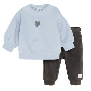 Clothing set sweatshirt and jogging pants