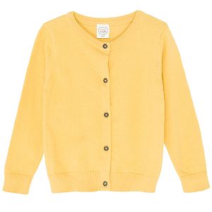 Yellow cardigan