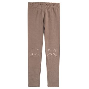 Brown leggings