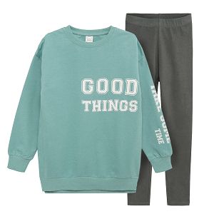 Clothing set sweater and leggings
