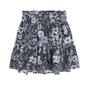 Floral wide skirt