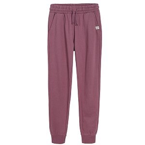 Burgundy jogging pants