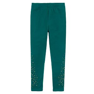 Turquoise jeggings