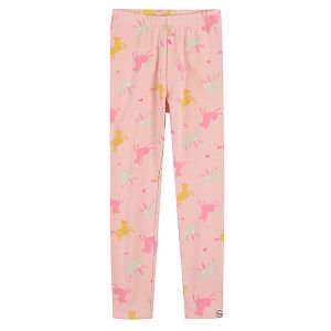 Pink unicorn leggings