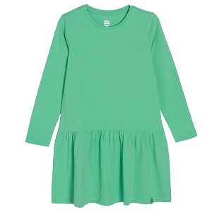 Φόρεμα μακρυμάνικο πράσινο