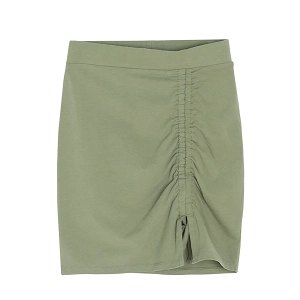 Khaki skirt with cord