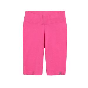 Fluo pink short leggings