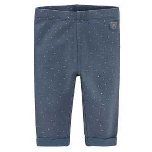 Graphite polka dot jeggings