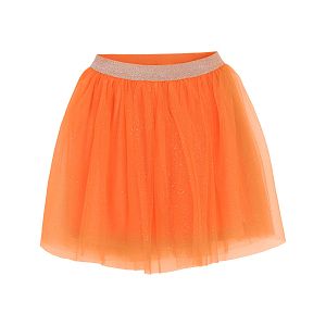Orange tulle skirt