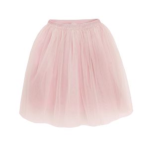Pink tulle skirt