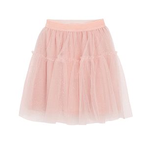 Pink tulle skirt