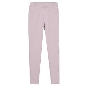 Κολάν λιλά με επένδυση fleece
