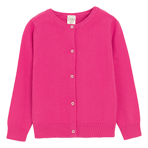 Fucshia cardigan