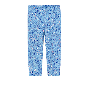 Light blue floral leggings