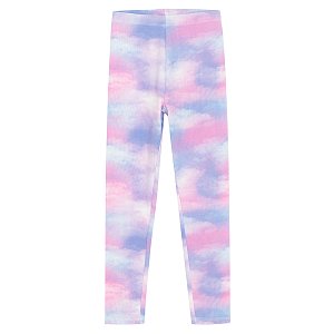 Κολάν ροζ με εφέ tie dye