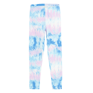 Κολάν γαλάζιο με εφέ tie die