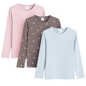 T-SHIRT L/S 3-PACK
