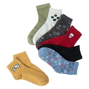 Multi color socks- 7 pack