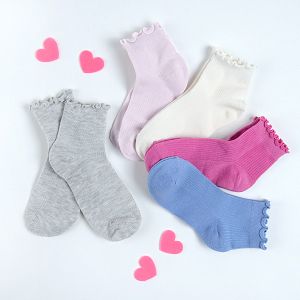Mix color ankle socks- 5 pack