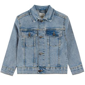 Classic denim jacket with buttons