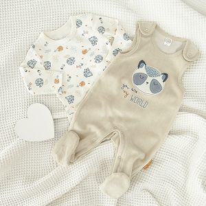 Clothing set overall and boysuit