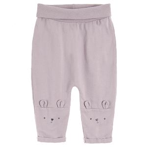 Leggings with bunnies around ankle