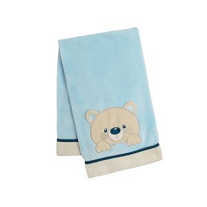 Κουβέρτα Αρκουδάκι γαλάζιο