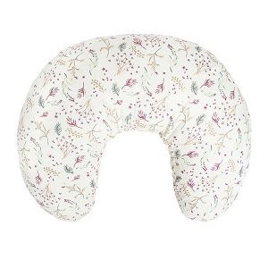 Feeding pillow with forest print