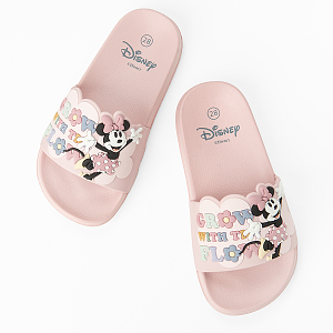 Minnie Mouse coral flips flops