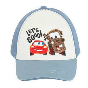 Καπέλο jockey γαλάζιο με στάμπα CARS