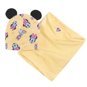 Minnie Mouse all year hat and neck warmer
