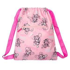 Τσάντα σακίδιο ροζ με στάμπα SKYE PAW PATROL