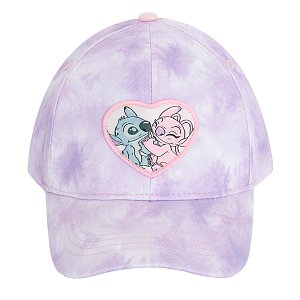 Καπέλο jockey μωβ με στάμπα LILO & STITCH