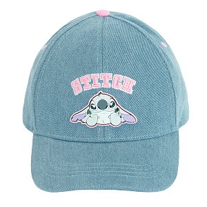 Καπέλο jockey τζιν με στάμπα LILO & STITCH