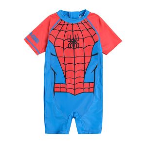 Spiderman swimming romper with UV+50 protection