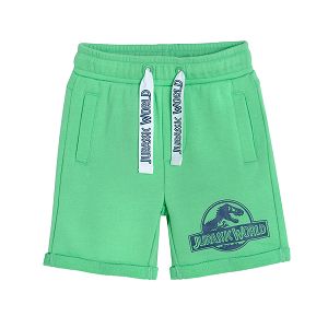 Jurassic World green shorts