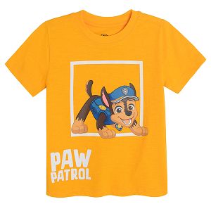 Paw Patrol orange short sleeve T-shirt