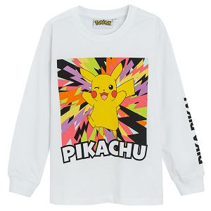 Pikachu white sweatshirt