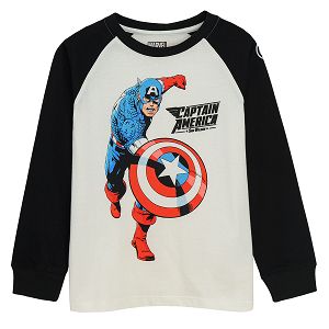 Captain America long sleeve blouse