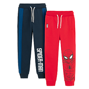 Φόρμα 2 τμχ μπλε και κόκκινη με στάμπα SPIDERMAN