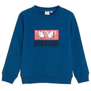 Φούτερ μπλε με στάμπα SPIDERMAN