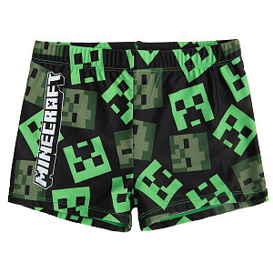 Μαγιό σορτς με στάμπα MINECRAFT