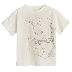 Dumbo white short sleeve blouse