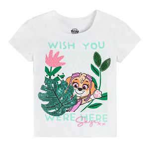Paw Patrol short sleeve sequin blouse
