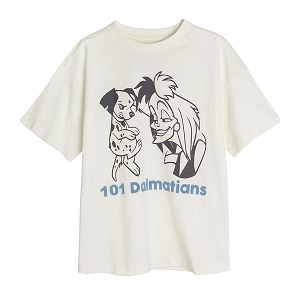 101 Dalmatians white short sleeve blouse